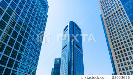 Scenery of high-rise office buildings in the city center_45 88033656