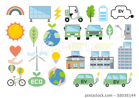 Environment eco EV eco car 88036144
