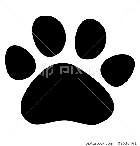 爪子向量圖的簡單剪影素材 88036461