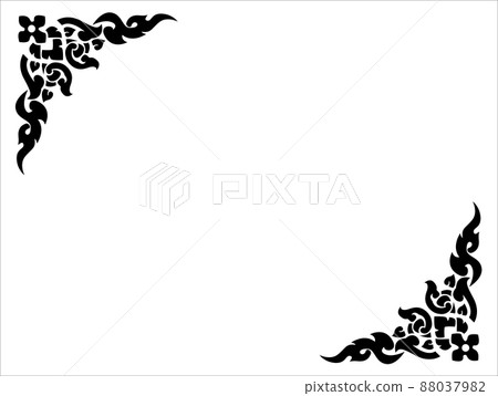 Thai graphic painting, Thai style, Thai art Thai graphic painting, Thai style, Thai art 88037982