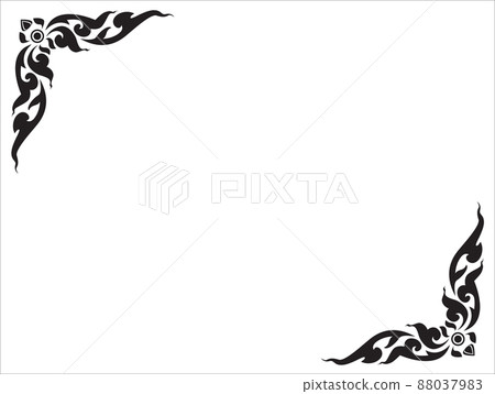 Thai graphic painting, Thai style, Thai art 88037983