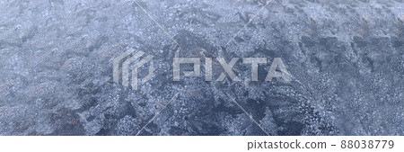 Beautiful pattern from frost on glass background Beautiful pattern from frost on glass background 88038779