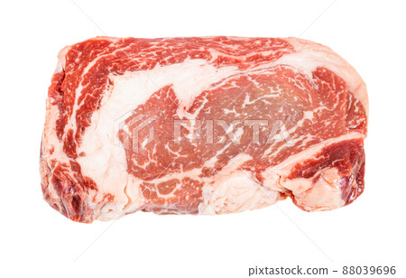 raw ribeye steak from marble beef isolated 88039696