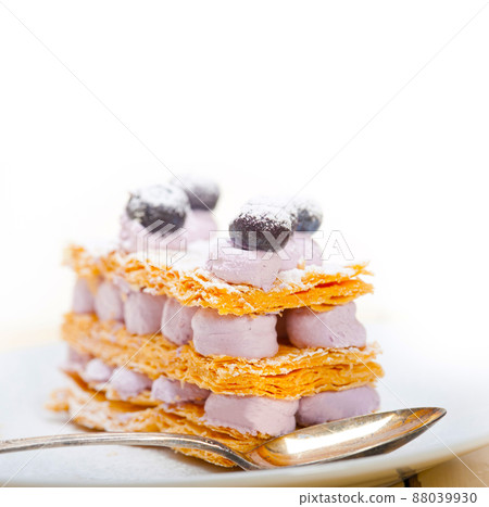 napoleon blueberry cake dessert 88039930