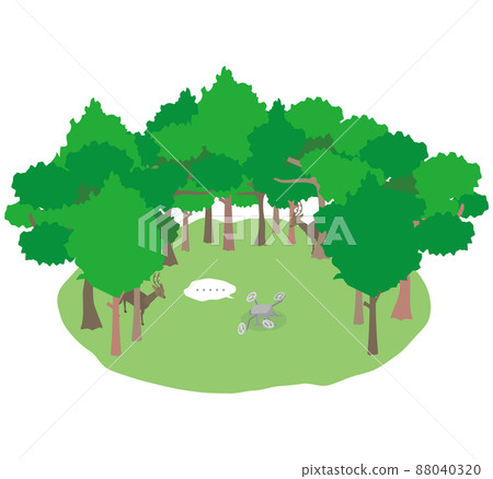 一架無人機無法操作並墜毀在山上，無人看管 88040320