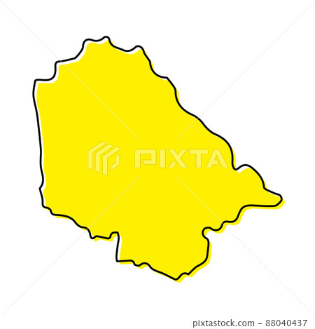 Simple outline map of Jammu and Kashmir is a state of India. Simple outline map of Jammu and Kashmir is a state of India. 88040437