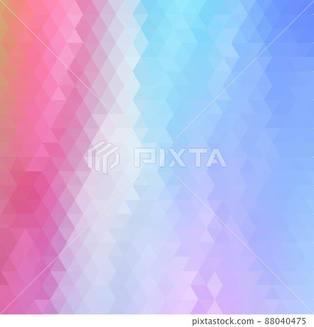 Bright colored triangular background. mosaic style 88040475