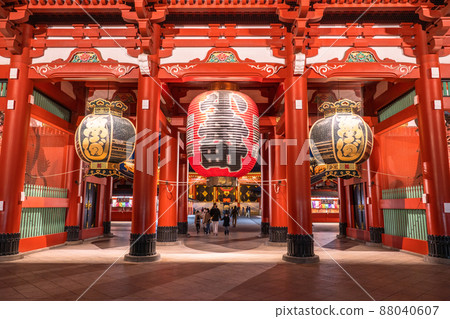 《東京》夜淺草寺 / Hozomon 88040607