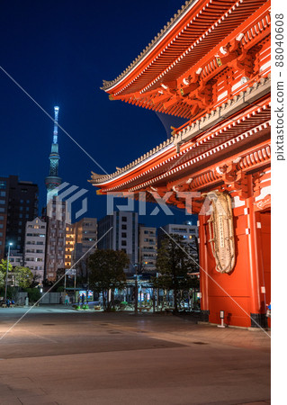 《東京》夜淺草寺 / Hozomon 88040608