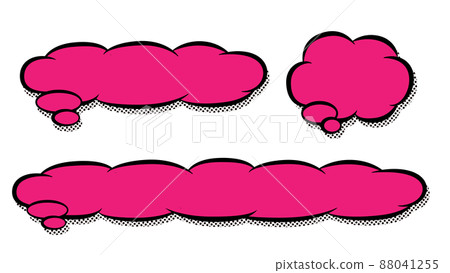 帶有柔和雲狀氣球的基於字幕的粉紅色 帶有柔和雲狀氣球的基於字幕的粉紅色 88041255