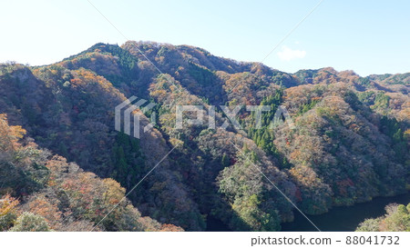 Scenery from Ryujin Big Suspension Bridge, Ibaraki Prefecture 5833 Scenery from Ryujin Big Suspension Bridge, Ibaraki Prefecture 5833 88041732