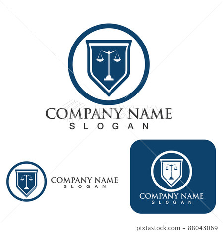 justice law Logo Template 88043069