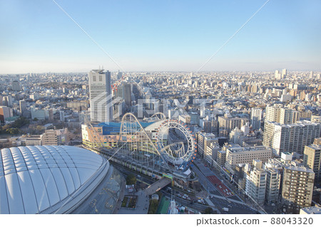 View of Tokyo Dome and Bunkyo Ward 88043320