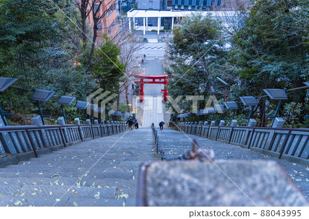 東京都港區的“愛宕神社”，奉德川家康之命奉為防火神 88043995