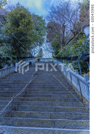 "Atago Shrine" in Minato-ku, Tokyo, enshrined as a god of fire protection by the order of Ieyasu Tokugawa "Atago Shrine" in Minato-ku, Tokyo, enshrined as a god of fire protection by the order of Ieyasu Tokugawa 88043998