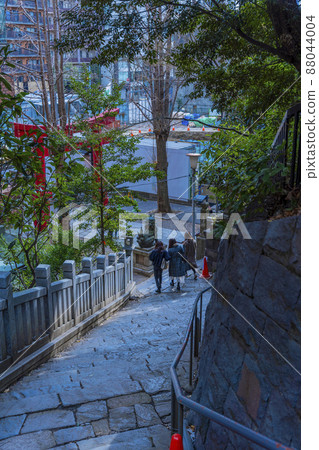 東京都港區的“愛宕神社”，奉德川家康之命奉為防火神 88044004