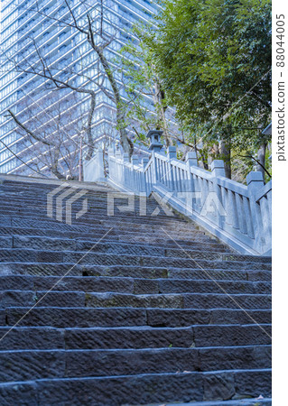 "Atago Shrine" in Minato-ku, Tokyo, enshrined as a god of fire protection by the order of Ieyasu Tokugawa 88044005