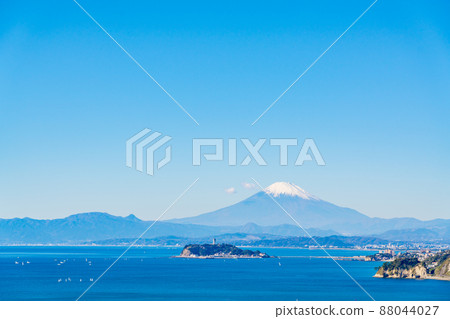 Enoshima and Mt. Fuji Enoshima and Mt. Fuji 88044027