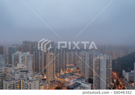The Hang Hau district in Tseung Kwan O, Hong Kong 15 March 2022 The Hang Hau district in Tseung Kwan O, Hong Kong 15 March 2022 88046382