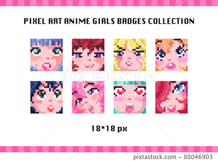 Cool Anime Design, Vintage Style, Vintage - Anime - Sticker