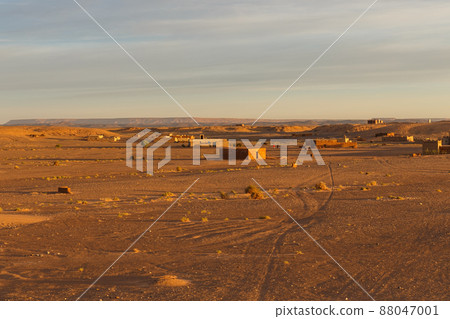village in the desert, Sahara desert village in the desert, Sahara desert 88047001