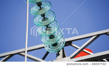 Electrical substation - electrical installation. Electrical substation - electrical installation. 88047592