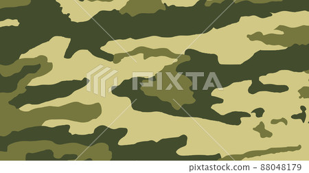Panoramic background texture military khaki sand camouflage - Vector Panoramic background texture military khaki sand camouflage - Vector 88048179