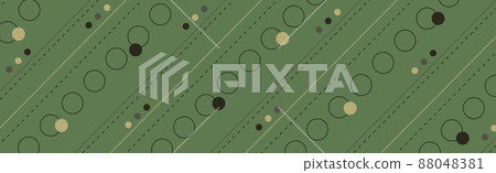 Abstract background khaki different geometric shapes - Vector 88048381