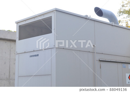 Diesel generator installed outdoors 88049136