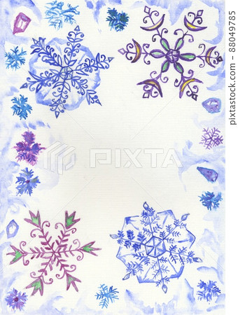 Decorative snowflakes art Decorative snowflakes art 88049785