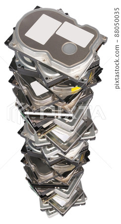 big stacked Hard drives 88050035