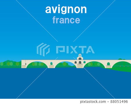 Avignon avignon Pont d'Avignon le pont saint benezet Avignon avignon Pont d'Avignon le pont saint benezet 88051496