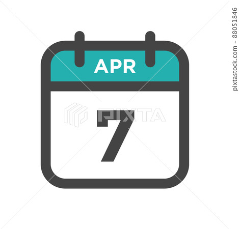 April 7 Calendar Day or Calender Date for Deadline & Appointment April 7 Calendar Day or Calender Date for Deadline & Appointment 88051846