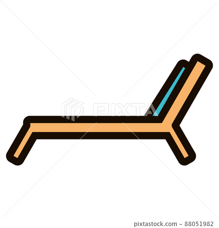 Isolated chair summer icon vector illustration 88051982