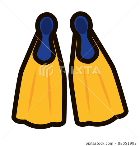 Isolated diving fins summer icon vector illustration Isolated diving fins summer icon vector illustration 88051992
