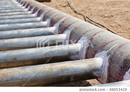 Test fillet welds by method dye penetrant control 88053428