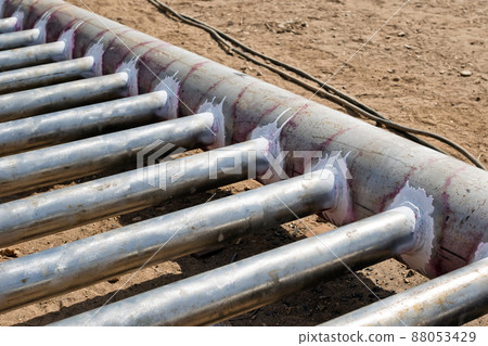 Test fillet welds by method dye penetrant control Test fillet welds by method dye penetrant control 88053429