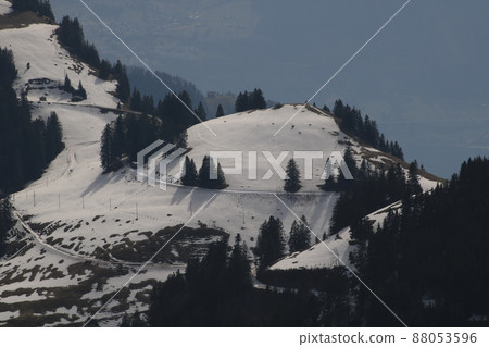 Hill named Schild, part of Mount Rigi. Hill named Schild, part of Mount Rigi. 88053596