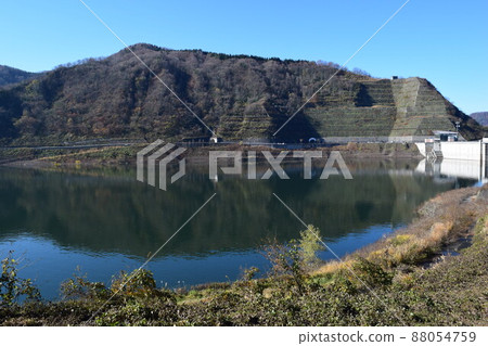 Selected 100 Dam Lakes of Kangawa River Dam 88054759