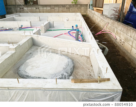 獨立屋地基工程現場圖 獨立屋地基工程現場圖 88054910