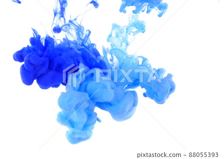 Colorful paints that spread underwater Colorful paints that spread underwater 88055393