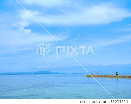 West pier of Taketomi-jima 88055824