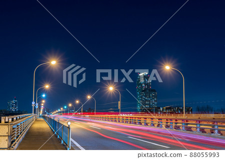 夜景“東京”新良川大橋 88055993