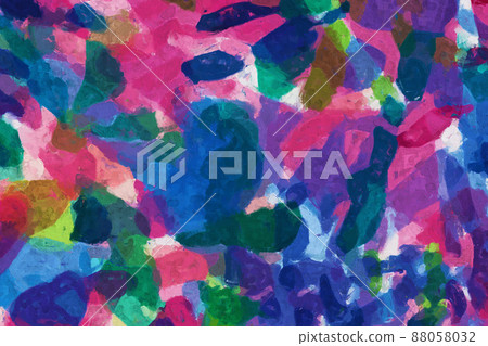 Abstract colorful oil painting texture Abstract colorful oil painting texture 88058032
