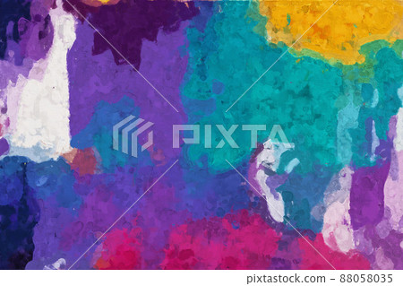 Abstract colorful oil painting texture Abstract colorful oil painting texture 88058035