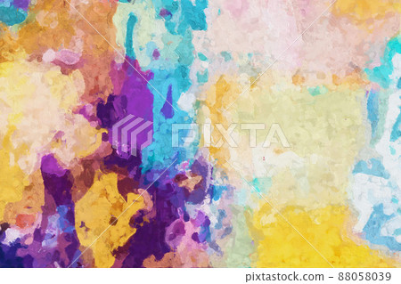Abstract colorful oil painting texture Abstract colorful oil painting texture 88058039