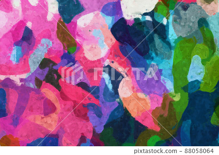 Abstract colorful oil painting texture Abstract colorful oil painting texture 88058064
