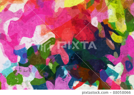 Abstract colorful oil painting texture Abstract colorful oil painting texture 88058066