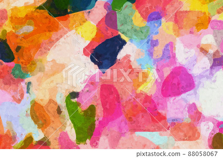 Abstract colorful oil painting texture Abstract colorful oil painting texture 88058067