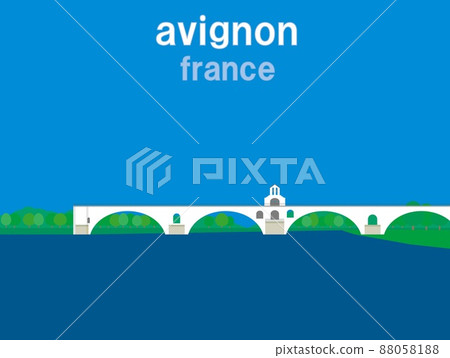 Avignon avignon Pont d'Avignon le pont saint benezet 88058188